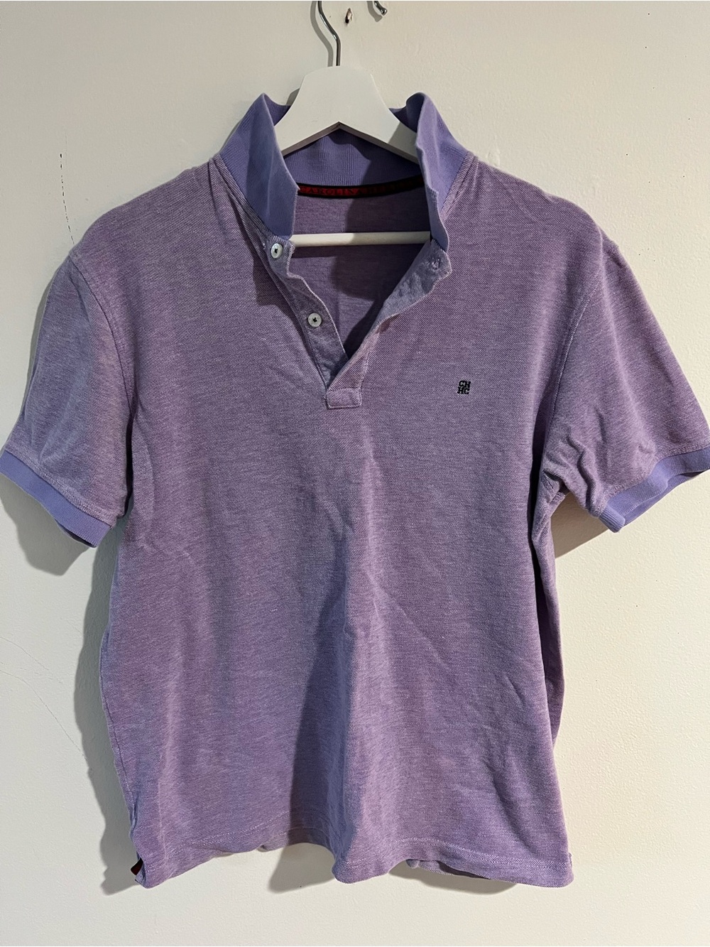 Carolina Herrera Lavender Polo with Contrast Trim